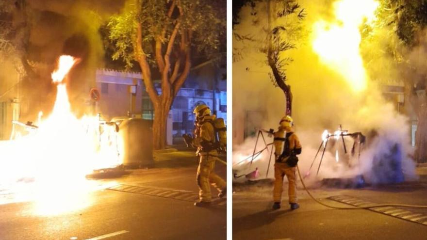 Identificados por la quema de contenedores en Quart de Poblet