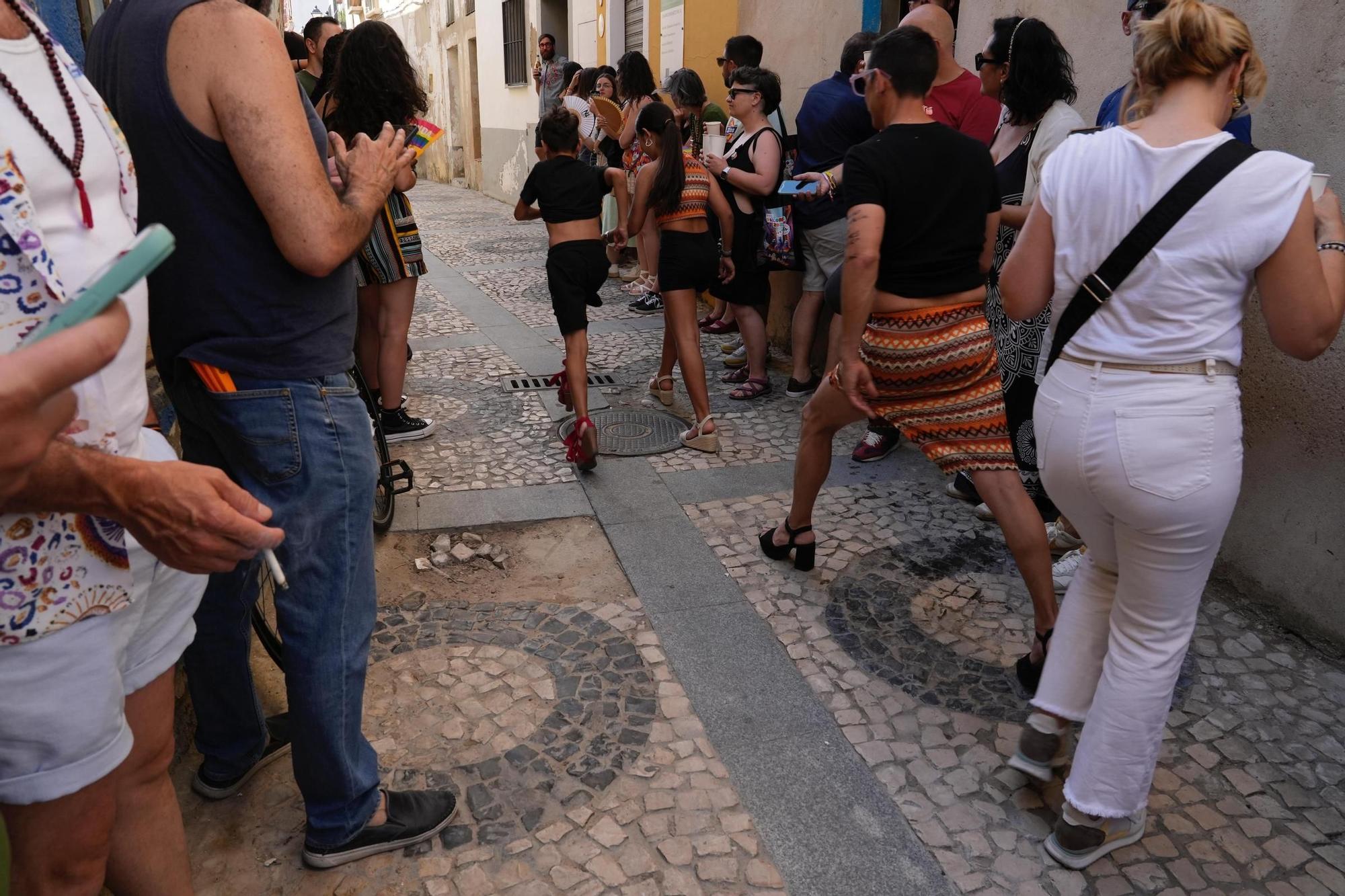 Carrera de tacones de la fiesta de Los Palomos 2024