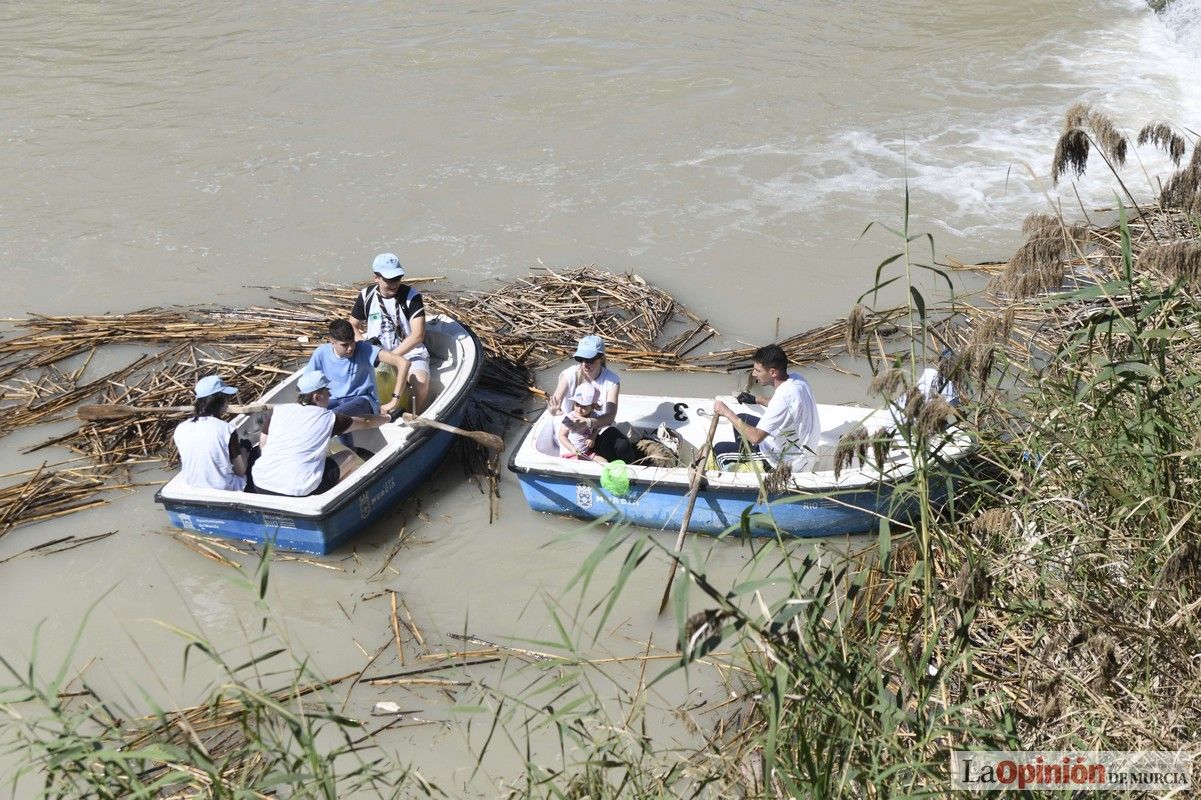 Todas las imágenes del reto de limpieza del río Segura en Murcia