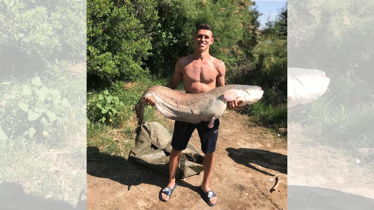 Phil Foden pescó un siluro de un gran tamaño en Chiprana