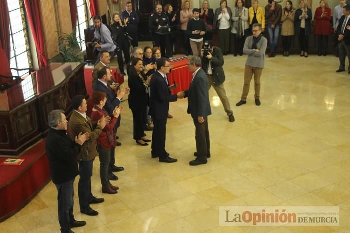 Homenaje a los policías locales jubilados en Murcia