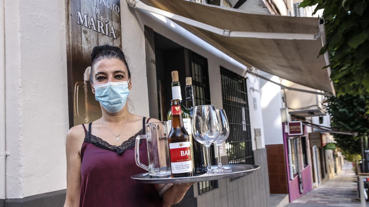 María José Rosado, responsable del Bar El Rinconcito de María.