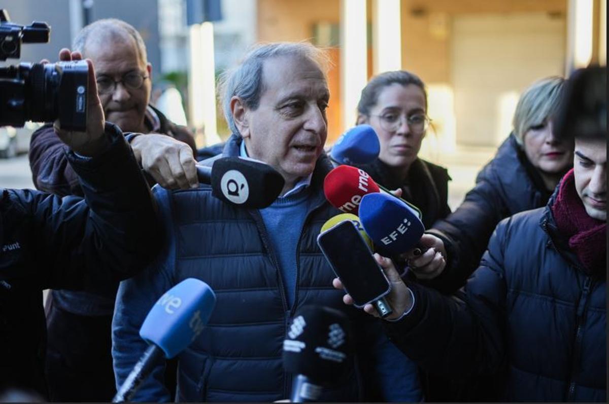 Alberto Martín Moratilla a su llegada a los juzgados de Catarroja.