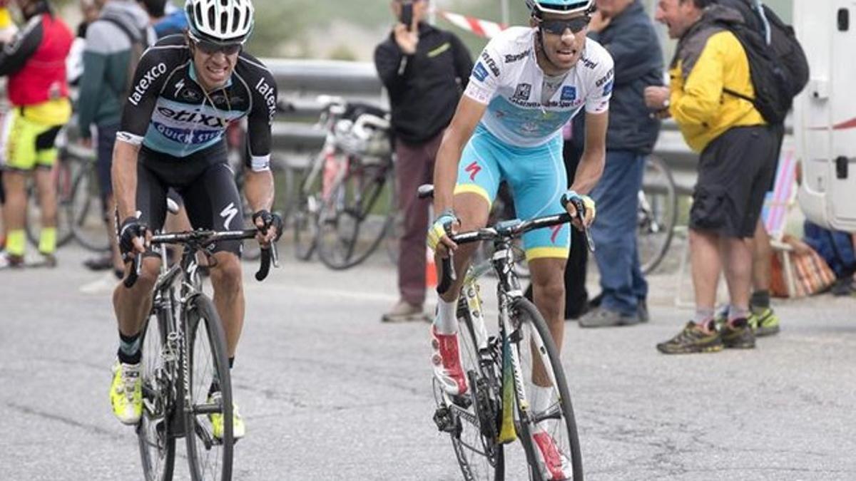 Fabio Aru se impuso en la etapa del Giro