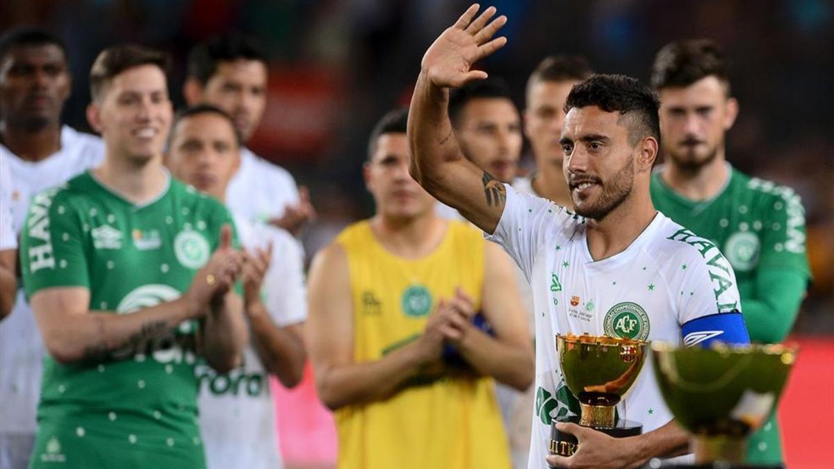 Imagen de la pasada edición del Trofeo Joan Gamper, que enfrentó a Barça y Chapecoense