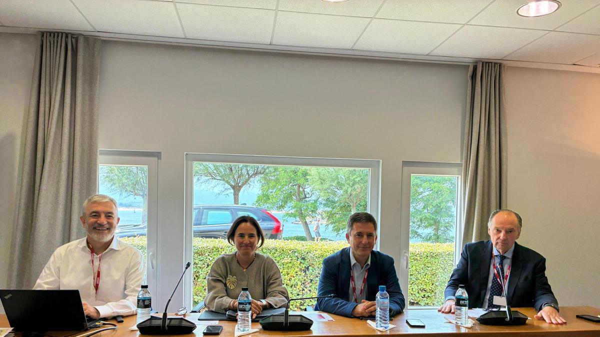 José Luis Garicano, Nerea Aranguren, Enrique Feás y José Vicente Morata.