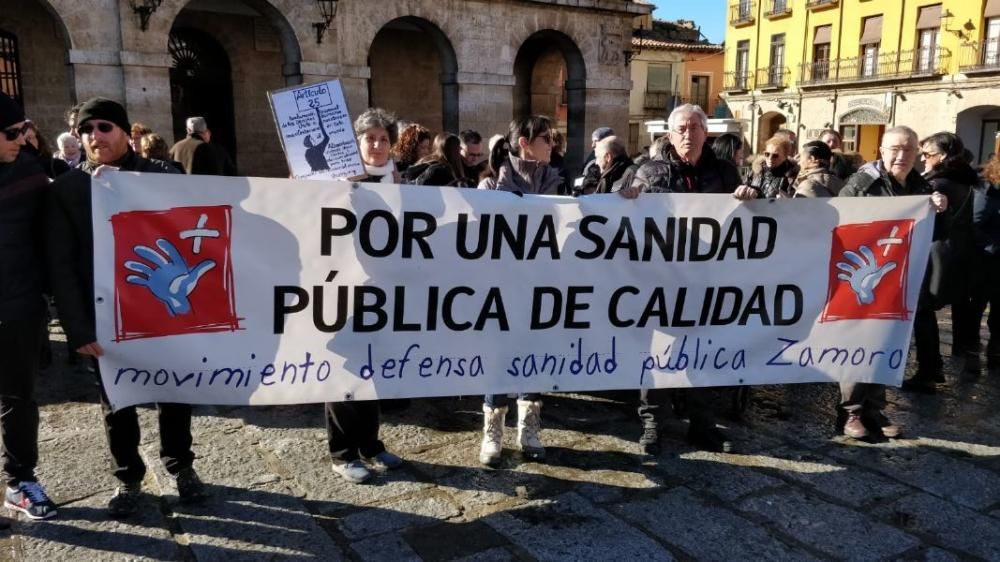 Manifestación en defensa de la Sanidad en Toro