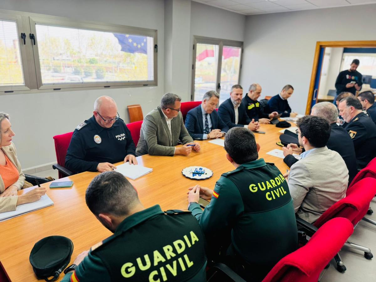 Junta Local de Seguridad celebrada este lunes en Lorca.