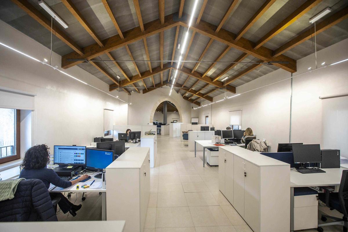 Dependencias del Departamento de Turismo del Consell, en el complejo de La Misericòrdia, en Palma.