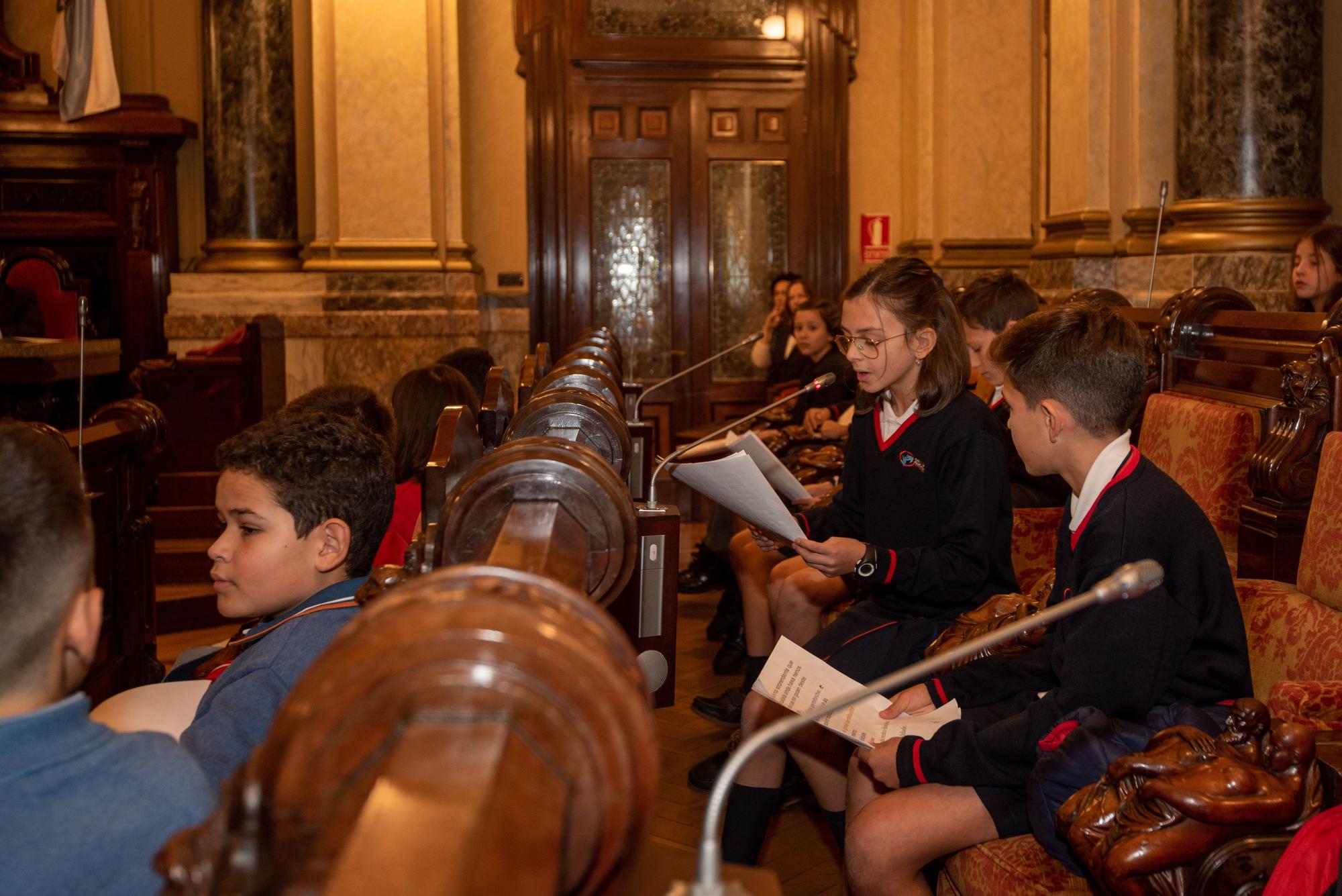 Pleno infantil en María Pita