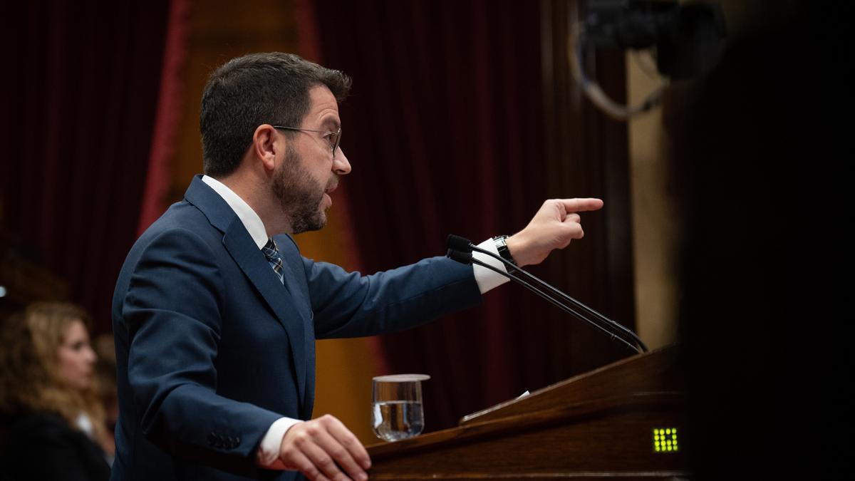 El president de la Generalitat, Pere Aragonès.