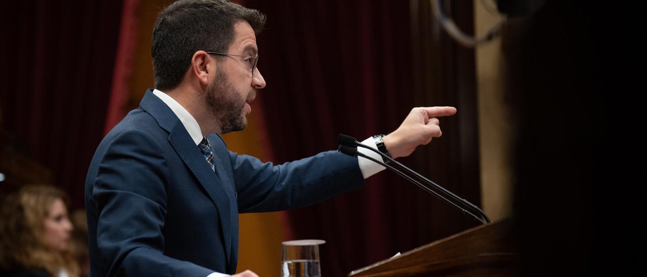 El president de la Generalitat, Pere Aragonès.