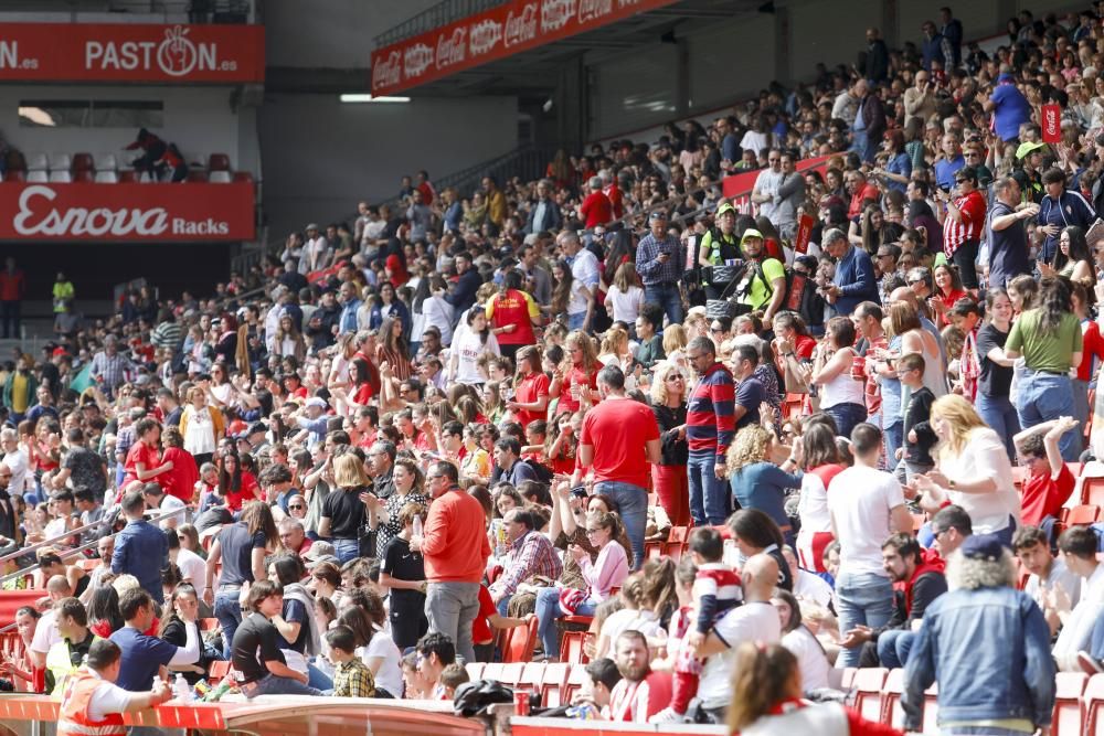 El derbi femenino de Gijón, en imágenes