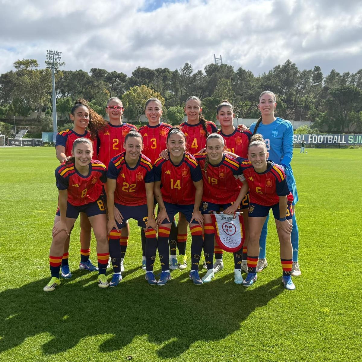 Anna Álvarez, titular en el partido de 'La Rojita' contra Hungría