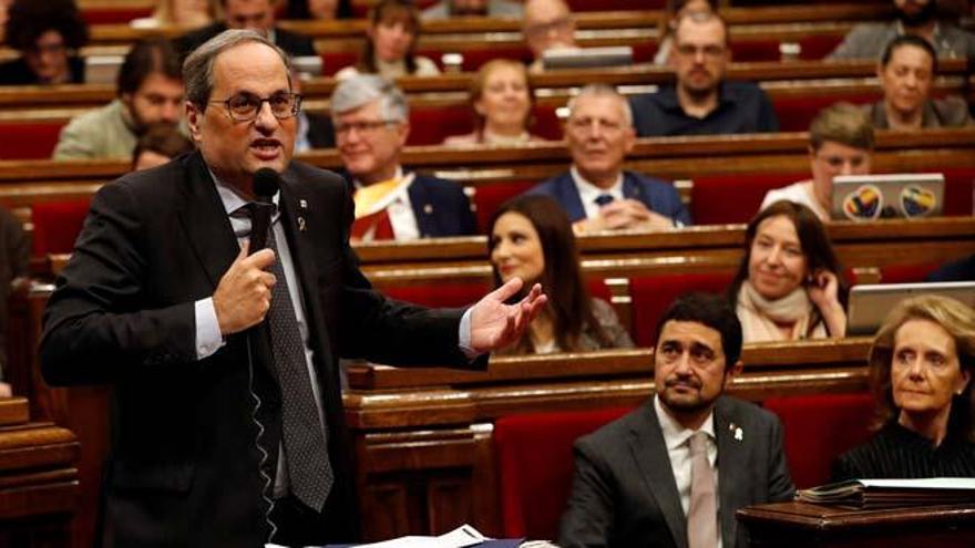 Torra, sobre el Tsunami en el clásico: &quot;La gente se expresará con libertad. Además, el Barça ganará&quot;