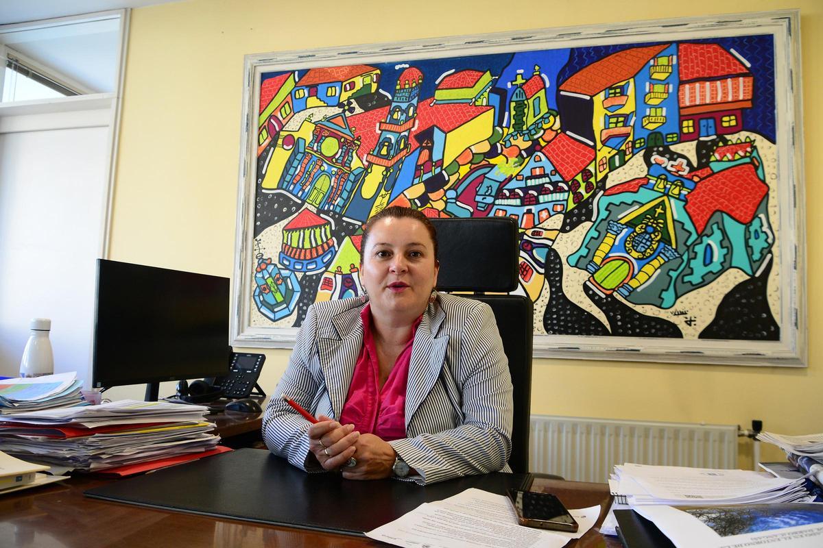 Araceli Gestido, alcaldesa de Cangas.