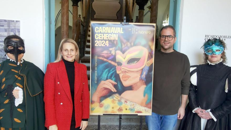 Comienza la cuenta atrás para una semana llena de alegría, color y tradición con el Carnaval de Cehegín 2024