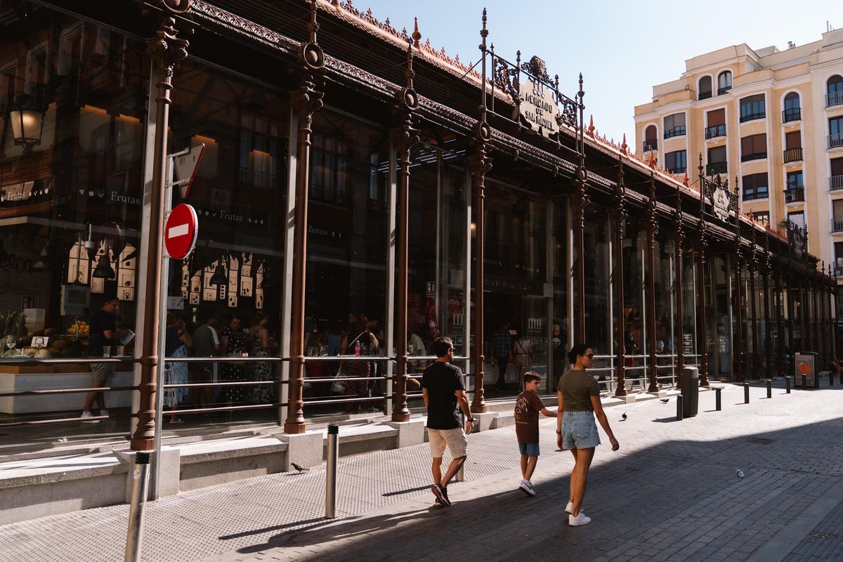 Vista del Mercado de San Miguel.