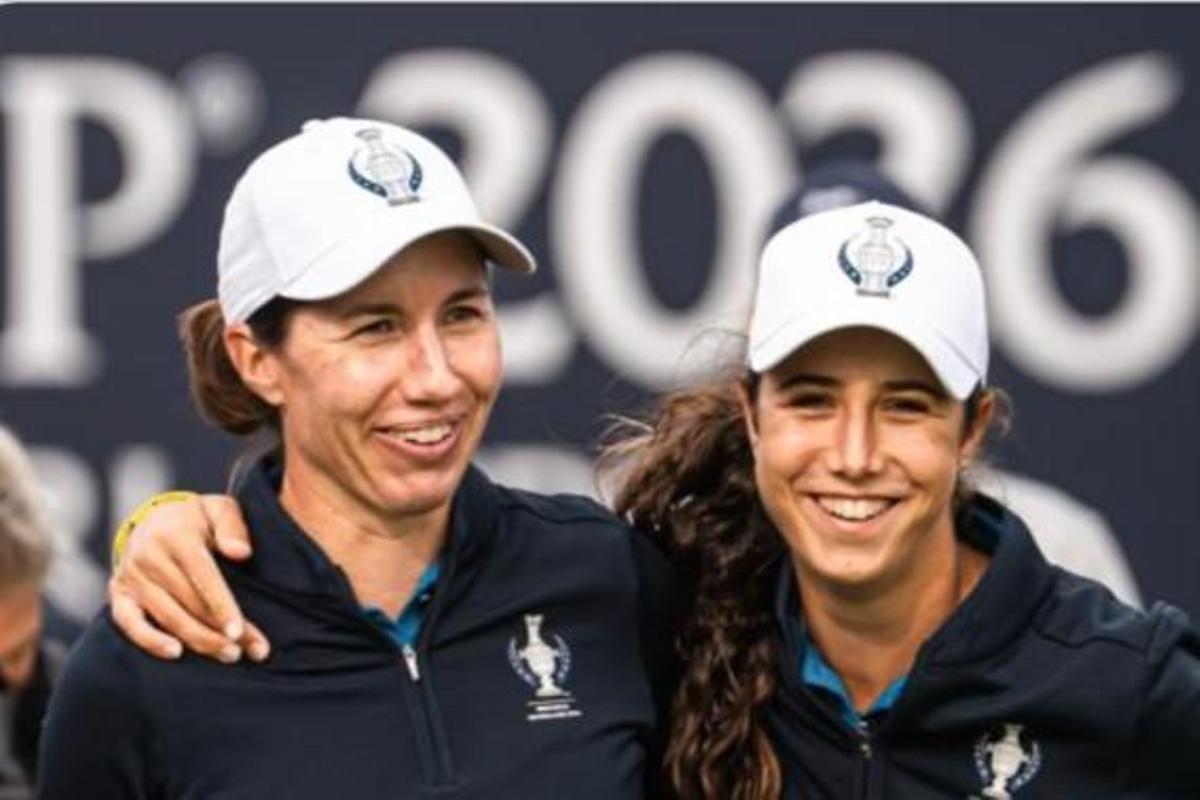 Carlota Ciganda y Julia López juegan juntas esta tarde en los partidos de fourballs