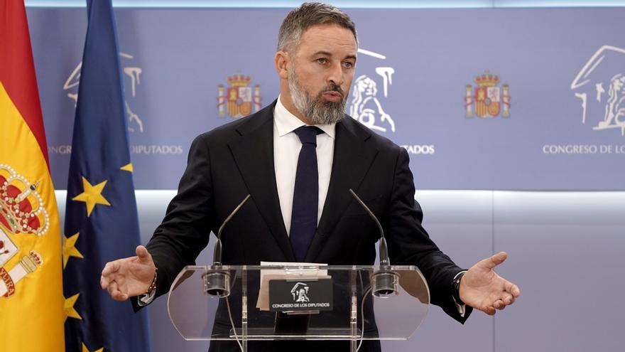 Abascal, sobre Puigdemont: “Son las exigencias de un delincuente y de un prófugo”