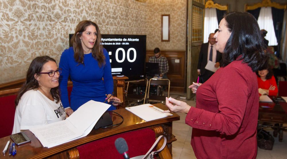 Pleno del Ayuntamiento de Alicante