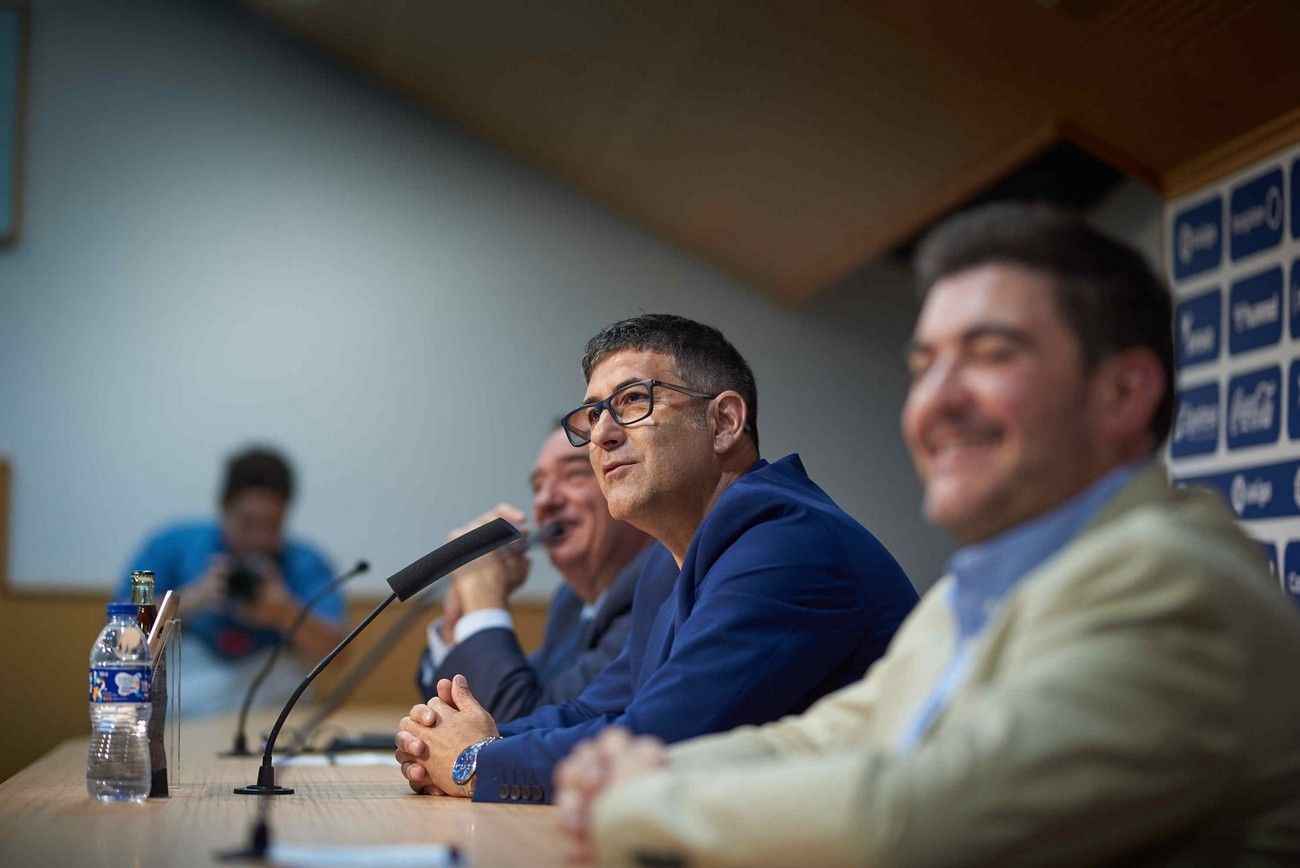 Presentación del nuevo director deportivo del CD Tenerife, Mauro Pérez