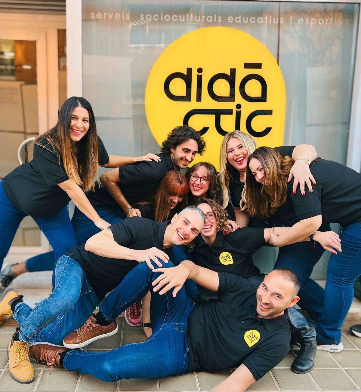 Parte del equipo multidisciplinar de Didàctic Esport.