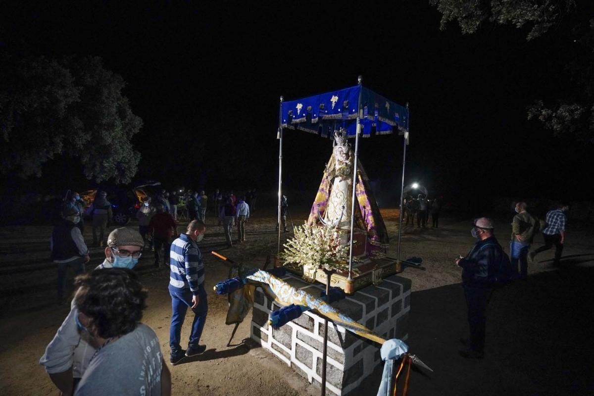 La Virgen de Luna regresa a su santuario desde Villanueva de Córdoba