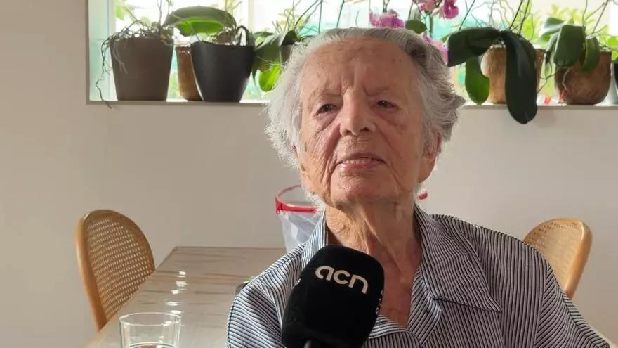 Vídeo | Carme Noguera, la dona més gran dde Catalunya, fa 112 anys