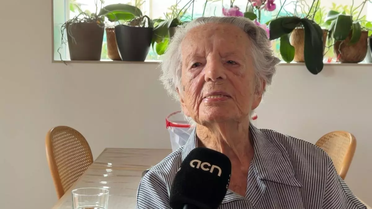 L'olotina Carme Noguera, la dona més vella de Catalunya, fa 112 anys