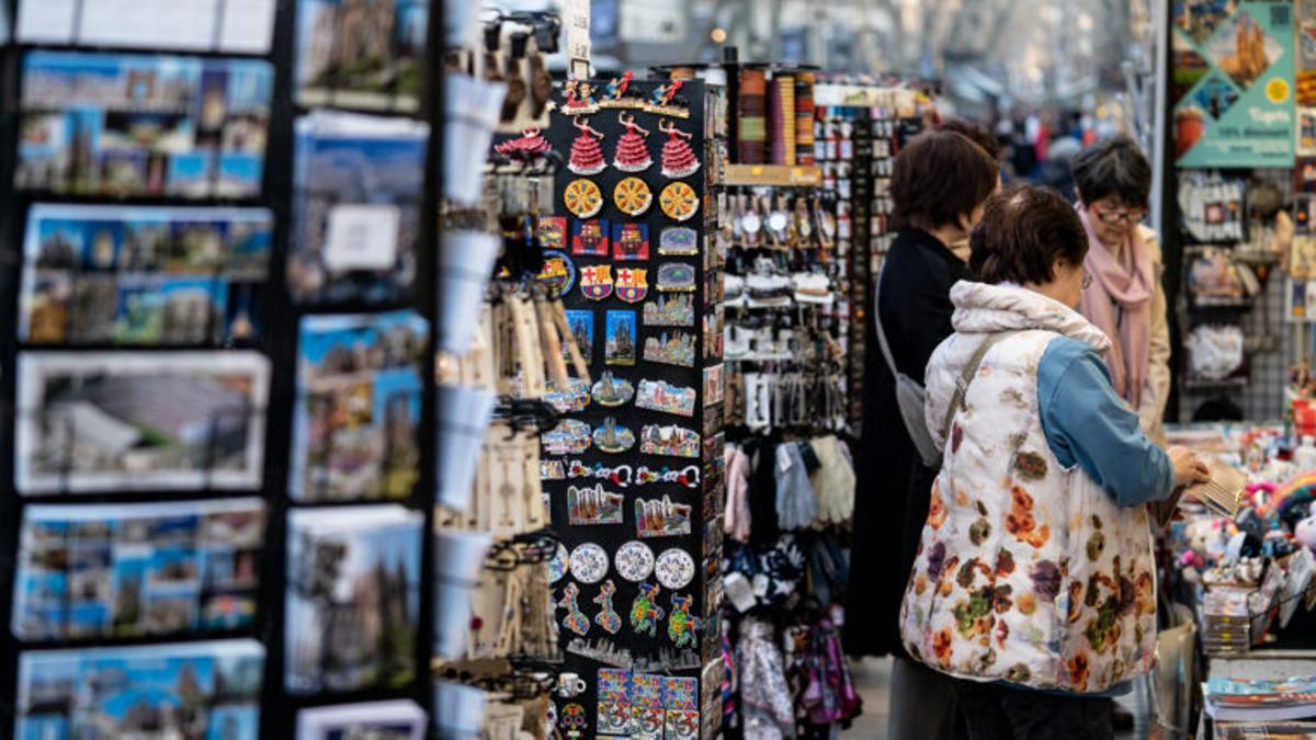 Venta de recuerdos turísticos