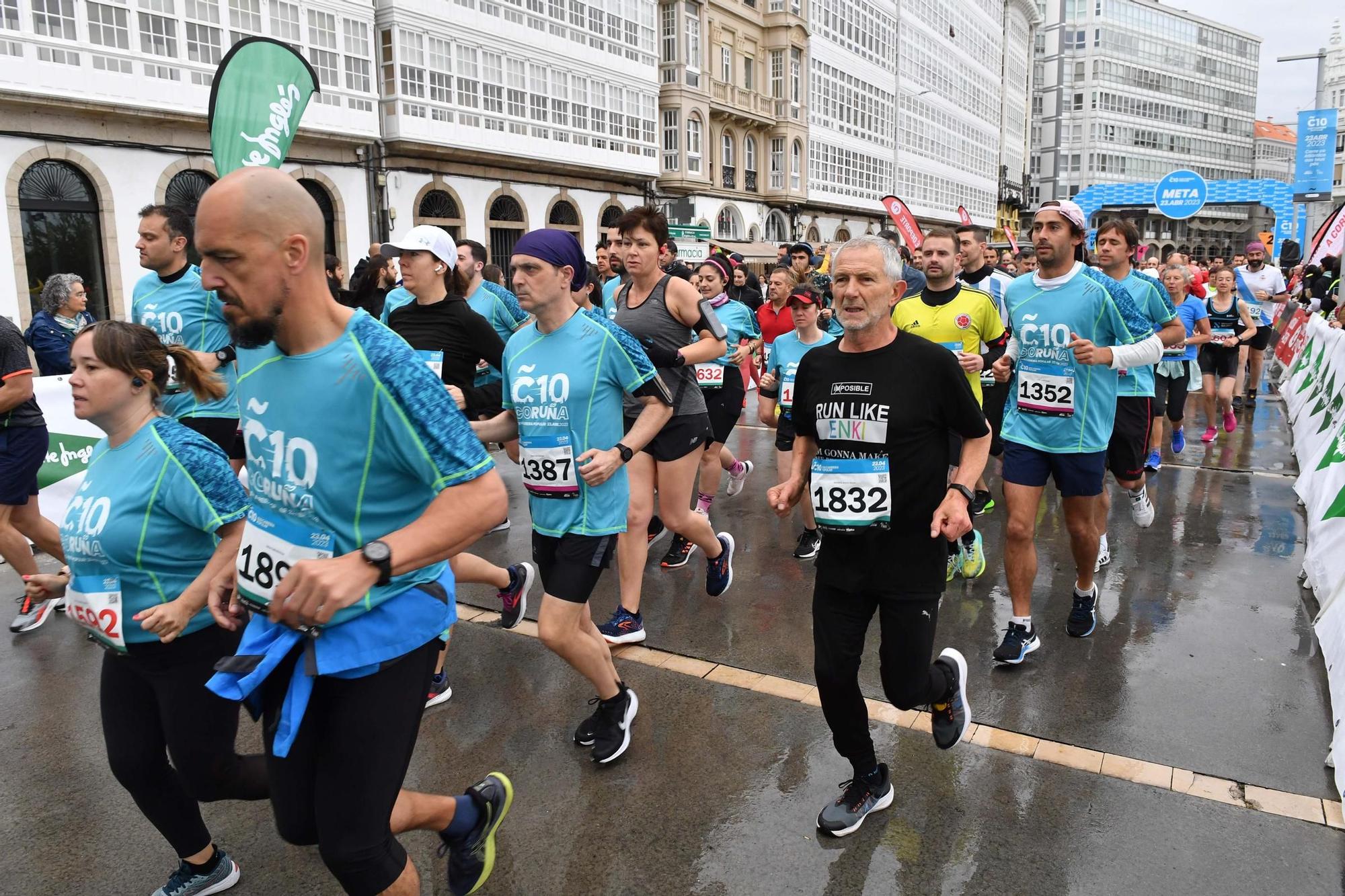 Carrera popular Coruña10: 2.186 corredores cruzaron la línea de meta