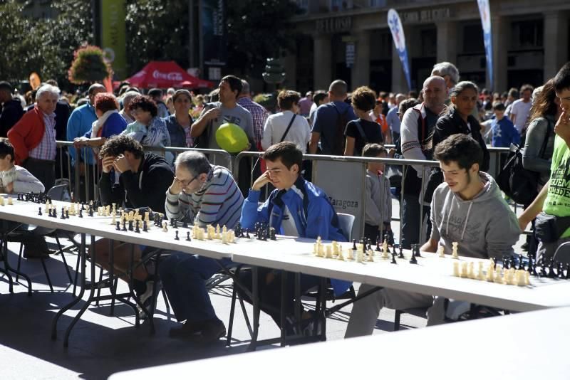 Fotogalería del 'Día del deporte' en la plaza del Pilar