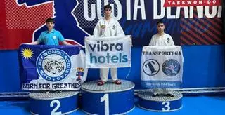 Javier Linero afina de cara a la Copa del Mundo con un oro en el torneo Costa Blanca de taekwondo