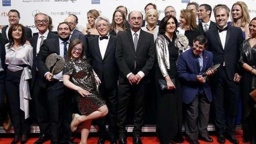 Foto de familia en Zaragoza.