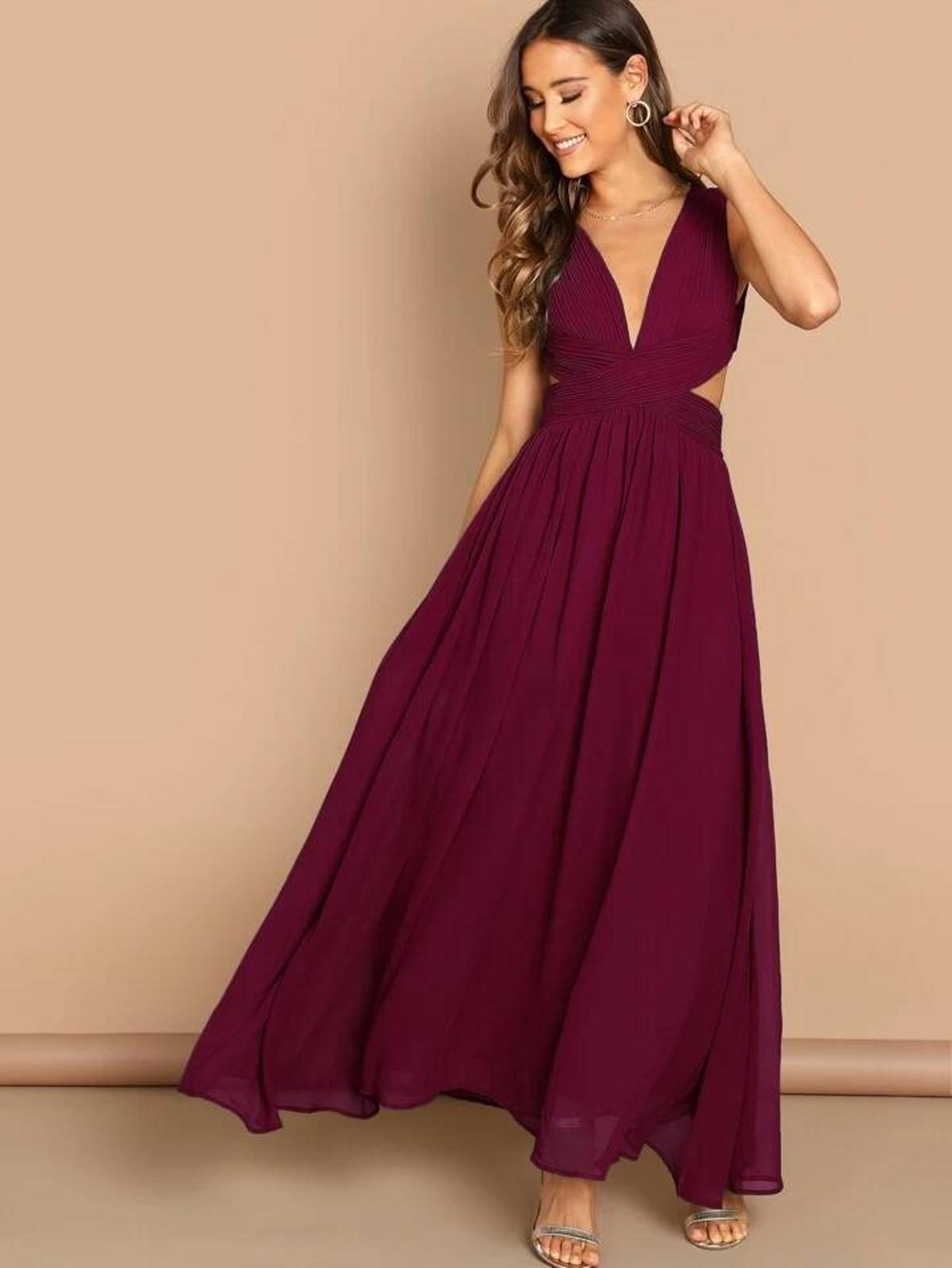 Vestido de invitada de Shein