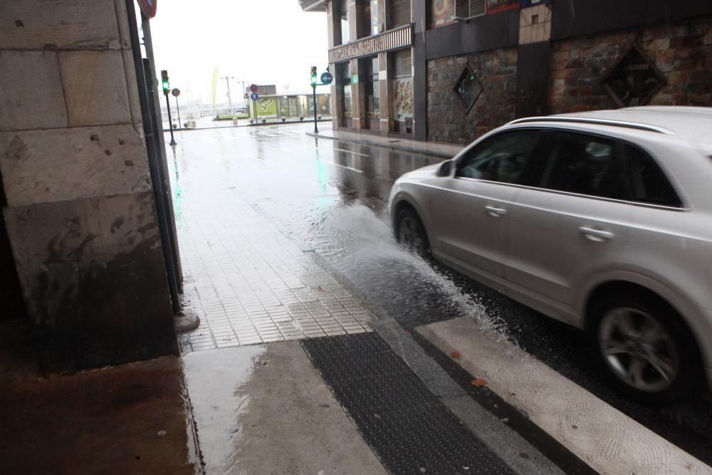 Los efectos del temporal "Ana" en Asturias