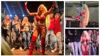 Leticia Sabater la 'lía' en la colla Bacalao durante las fiestas de la Magdalena de Castelló