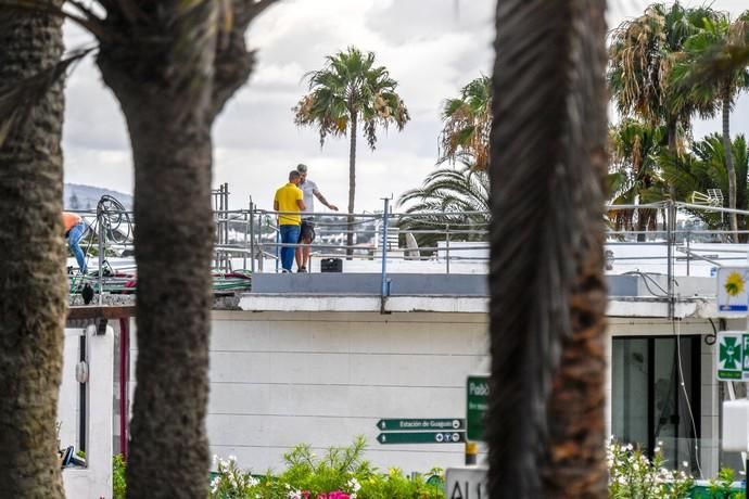 OBRAS ILEGALES CERCA DE LA CHARCA DE MASPALOMAS