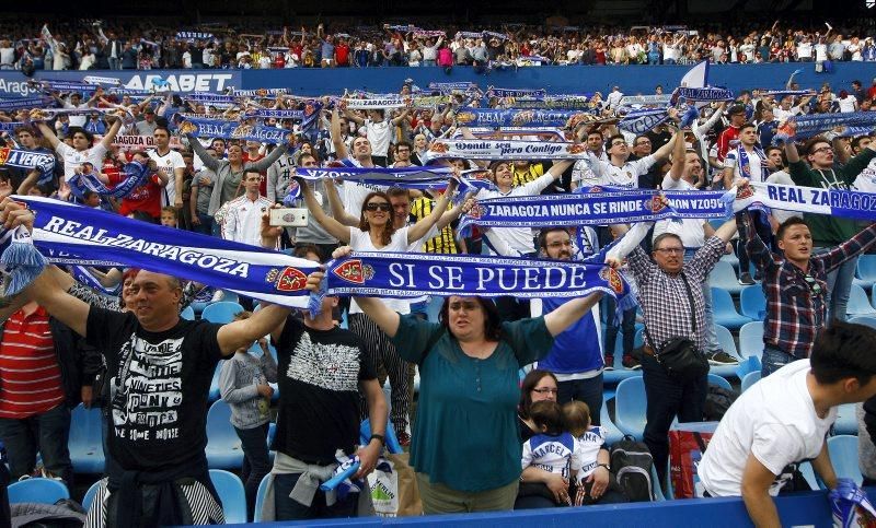 La afición eleva al Real Zaragoza