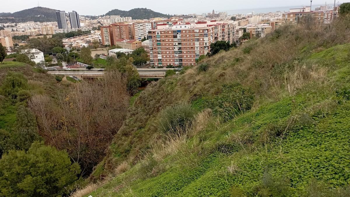 El arroyo de los Ángeles, a los pies de la calle José Carrión de Mula.