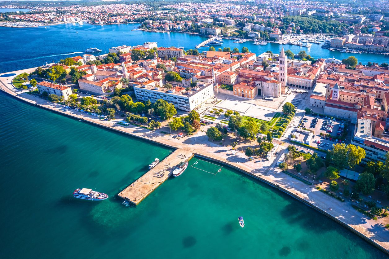 Panorámica de Zadar, Croacia.