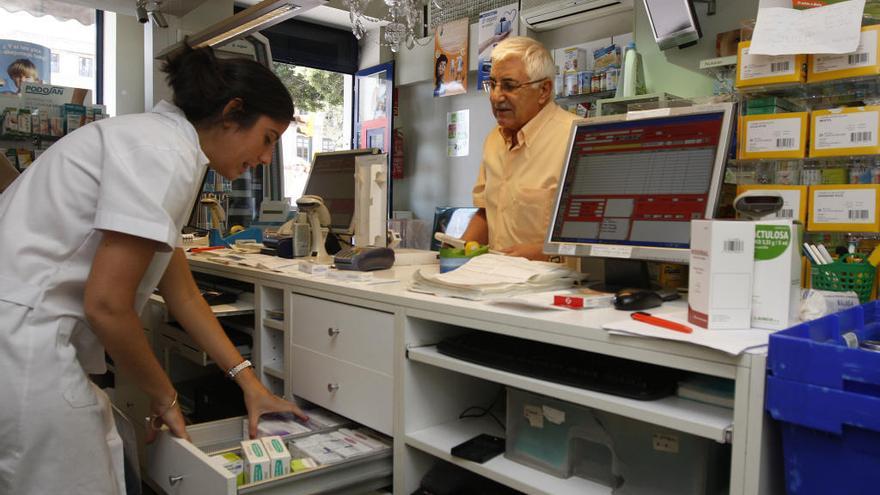 Una farmacia de la capital.