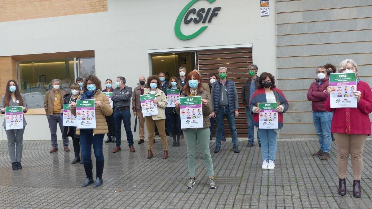 CSIF denuncia la discriminación, abuso y violencia que sufren las mujeres bajo el lema &#039;el covid no nos frena&#039;