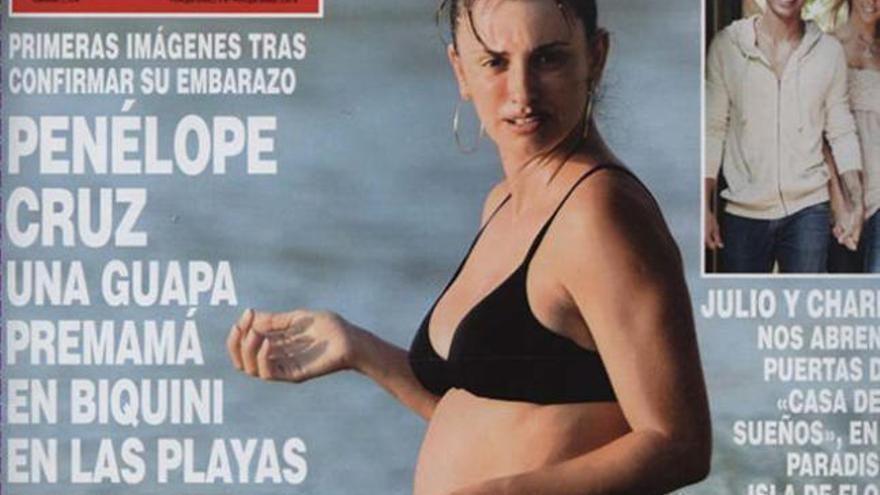 Penélope Cruz, en la portada de &#039;¡HOLA!&#039;.