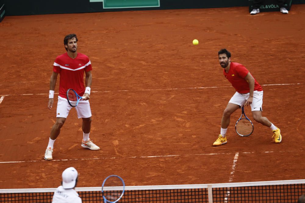 Partido de dobles España-Alemania