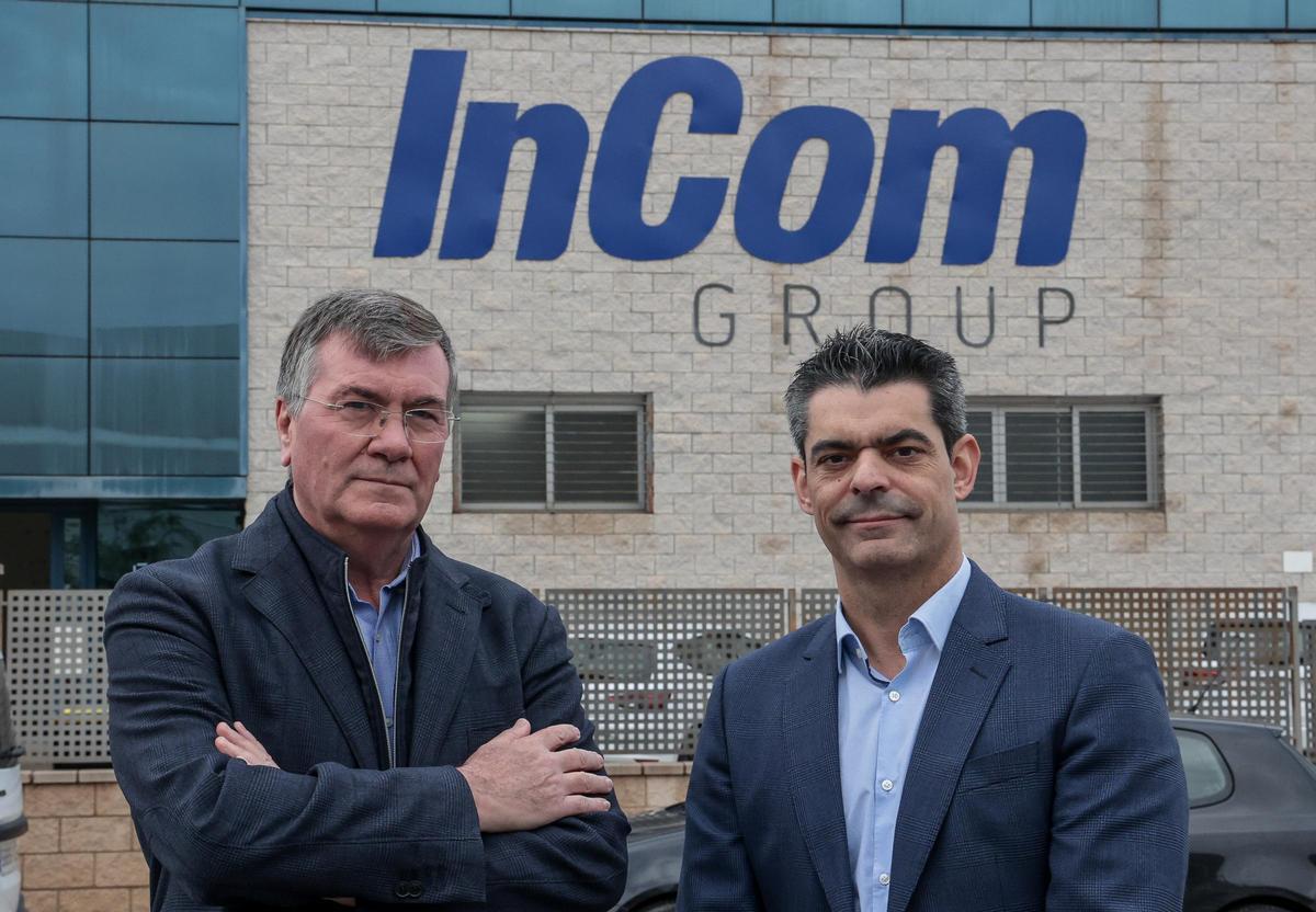 El presidente de InCom, Carlos Vidal, y el CEO de la compañía, Luís Azorín.