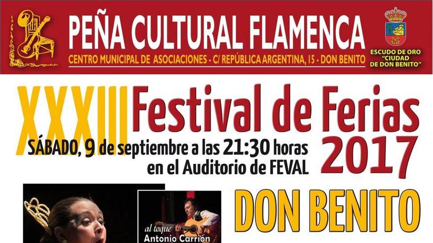 Manuela Cordero, Alicia Gil y Edu Hidaldo actúan en el Festival de Flamenco de Don Benito
