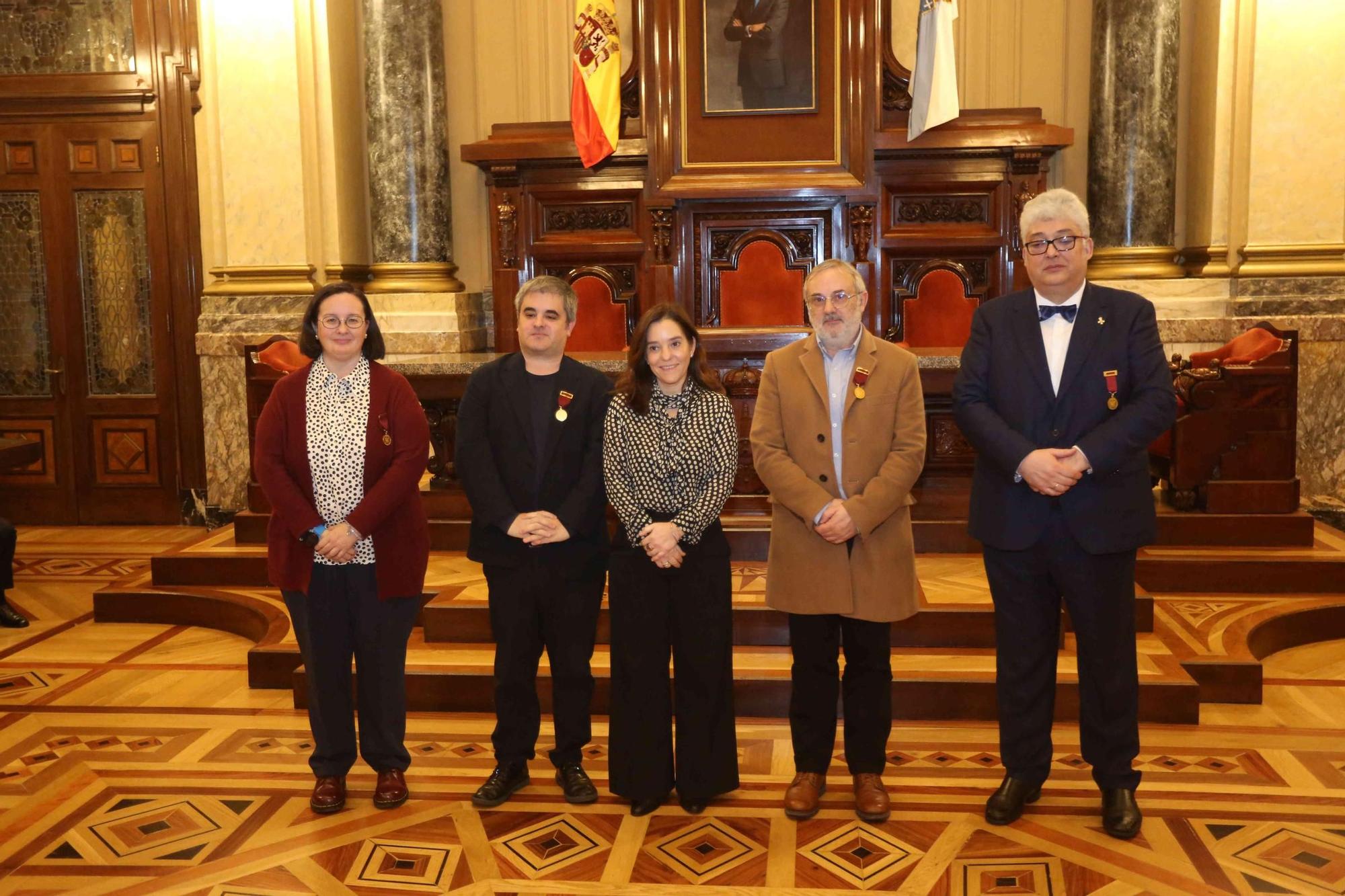 A Coruña entrega las medallas de oro por la batalla de Elviña