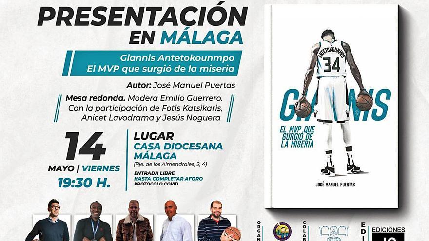 El libro ‘Giannis, el MVP que surgió de la miseria’ se presenta este viernes en Málaga. | LA OPINIÓN